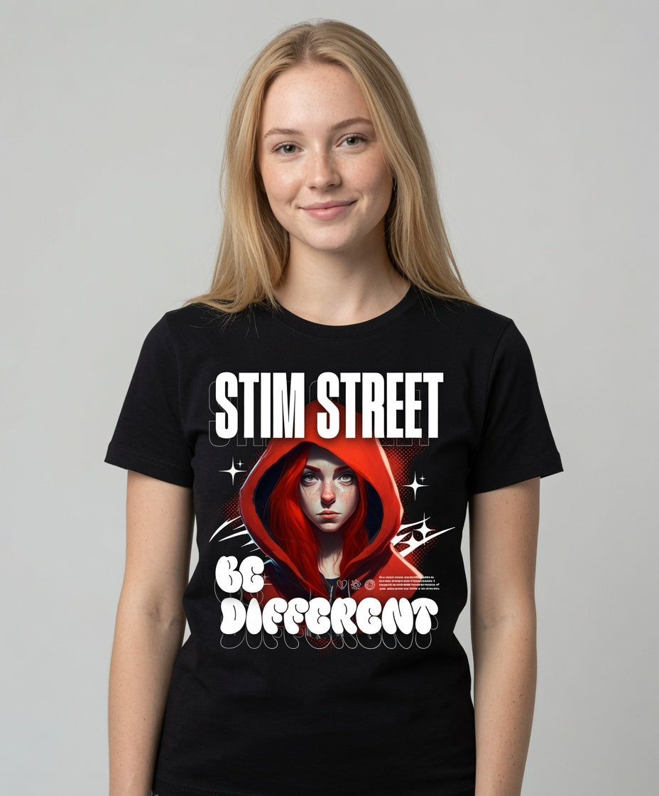 Stim Street™ – Be Different Unisex Graphic T-Shirt